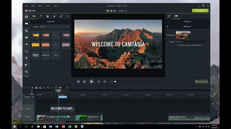 Camtasia Studio - Software Video Editing