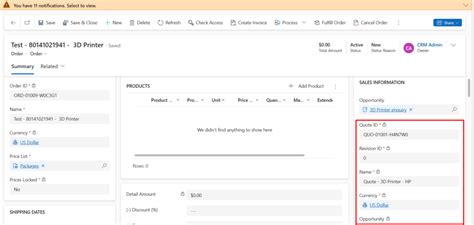 Cancel Work form Dynamics 365