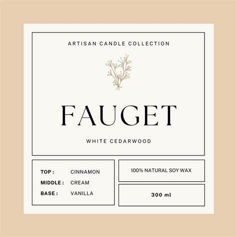 Candle Label Templates Free