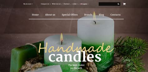Candle Website Template