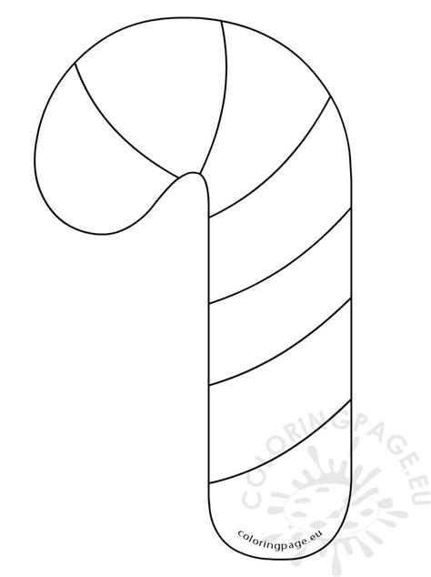 Candy Cane Printable Template