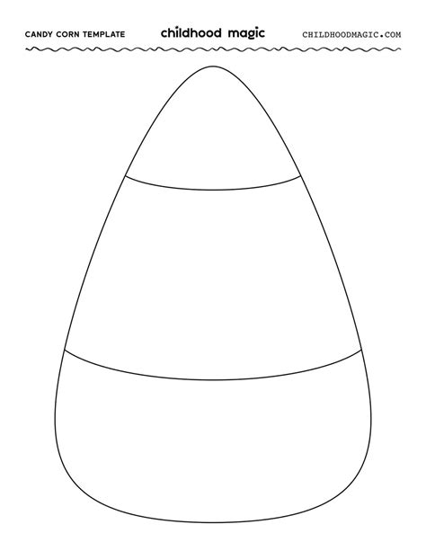 Candy Corn Template