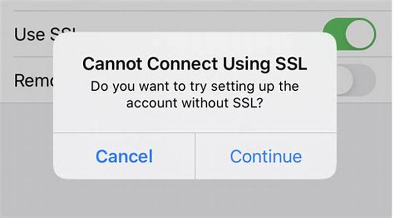 Cannot Connect Using Ssl Calendar