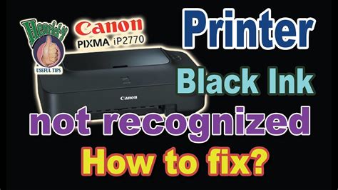 Canon IP2770 cannot print