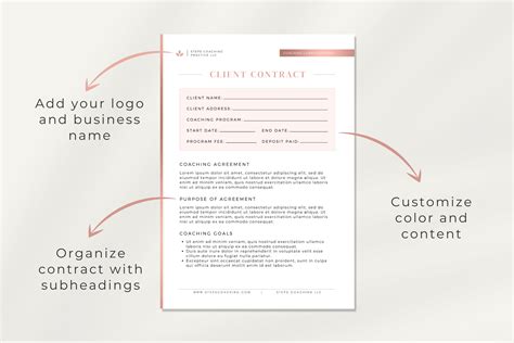 Canva Contract Template