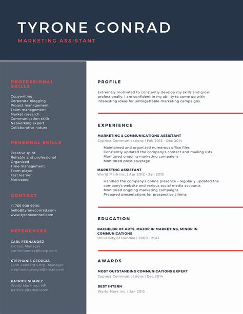 Canvas Resume Templates
