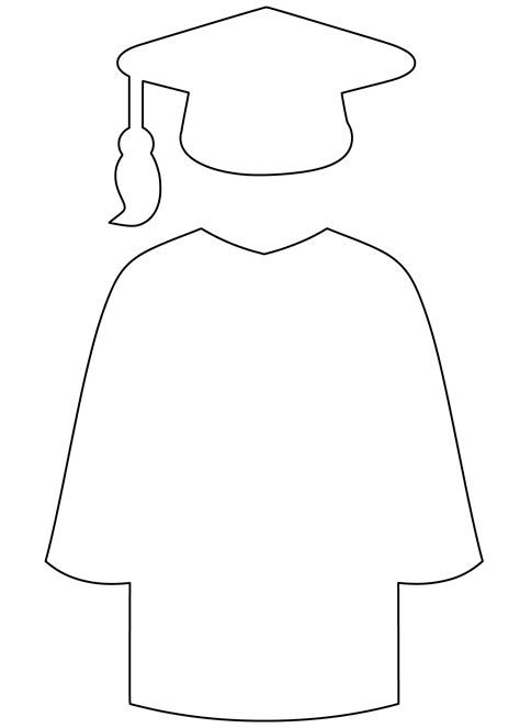 Cap And Gown Template