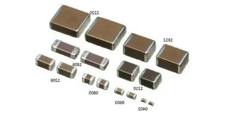 Capacitor Sizes Chart