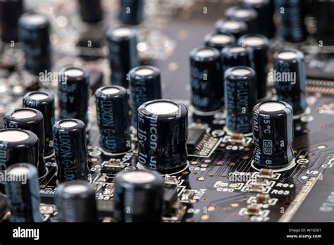 Capacitor on a circuit board