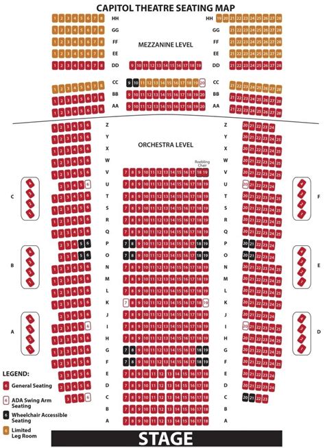 Capital Music Hall Seating Chart