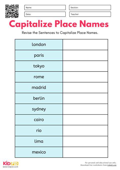 Capitalize names