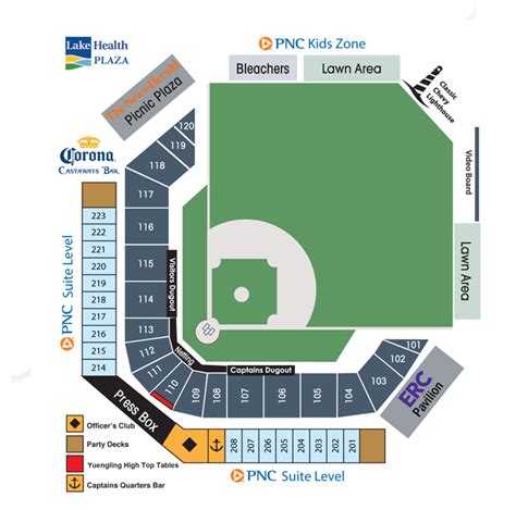 Captains Stadium Seating Chart