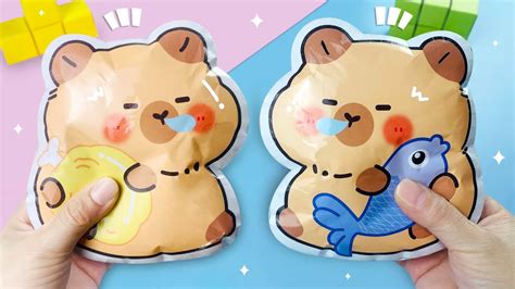 Capybara Paper Squishy Template