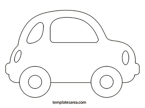 Car Cutout Template