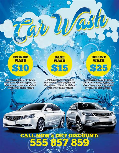 Car Wash Flyer Template