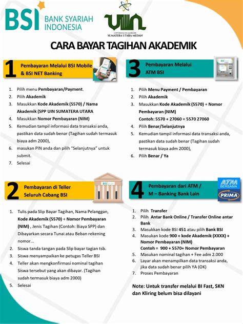 Cara Bayar UTBK Lewat BSI