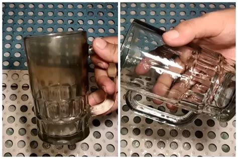 Cuci Gelas dengan Air Hangat