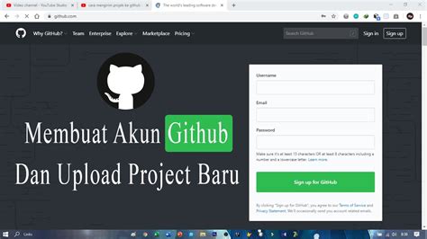 Cara Membuat Akun GitHub dan Upload Project