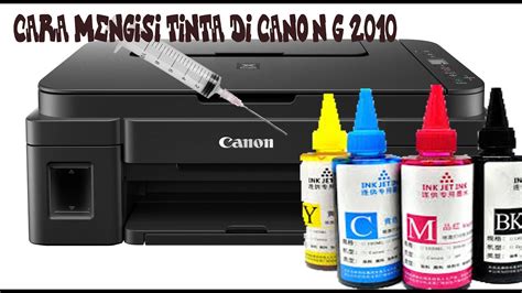Cara Memeriksa Tinta pada Printer Canon G2010 Menggunakan Aplikasi Printer