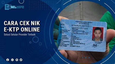 Cara Mengecek NIK KTP Online Indonesia