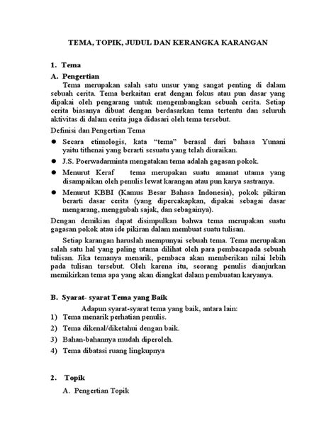 Cara Mengembangkan Topik