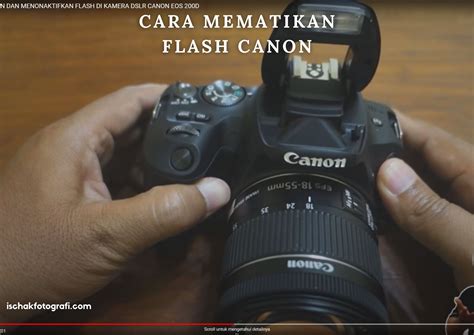 Cara Menggunakan Flash pada Canon 1000D