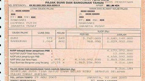 Cara Menghitung PBB