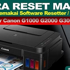 Cara Reset Canon G1000 dengan Aplikasi Service Tool