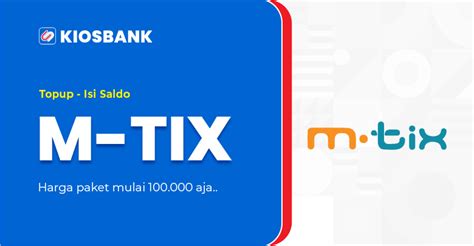 Cara Top Up M Tix melalui Internet Banking