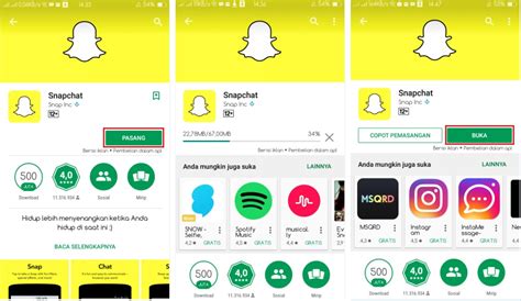Cara daftar Snapchat