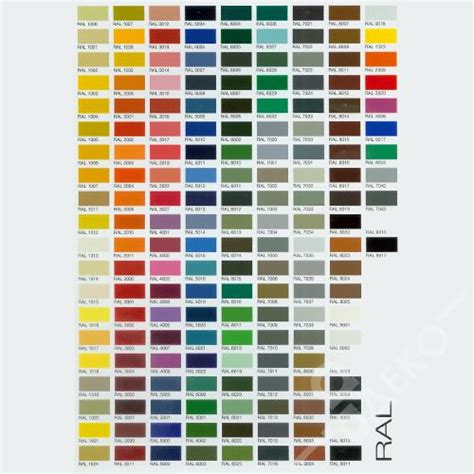 Carboline Color Chart