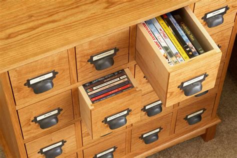 Card Catalog Dvd Storage