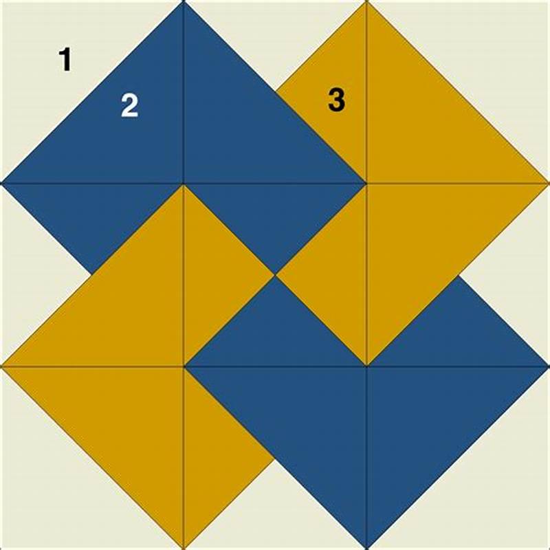 Card Trick Quilt Block Pattern