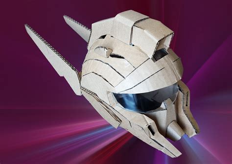 Cardboard Helmet Template