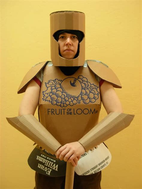 Cardboard Knight Armor Template