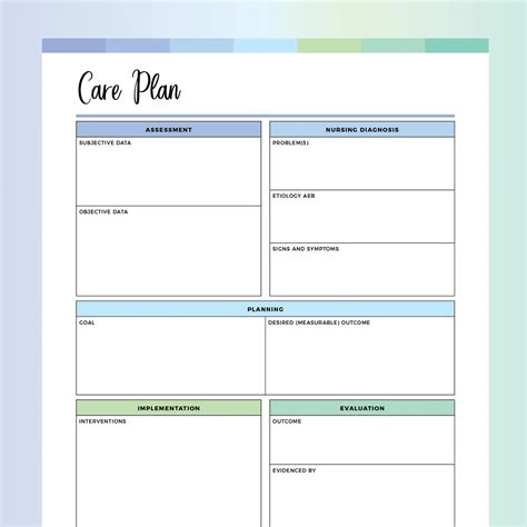 Care Plan Template