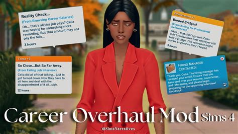 Career Overhaul Sims 4 Mod