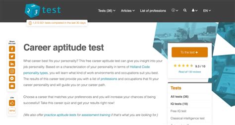 Career Test Free Online