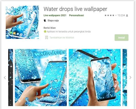 Cari Aplikasi Wallpaper Bergerak di Google Play Store