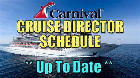 Carnival Pride Cruise Director
