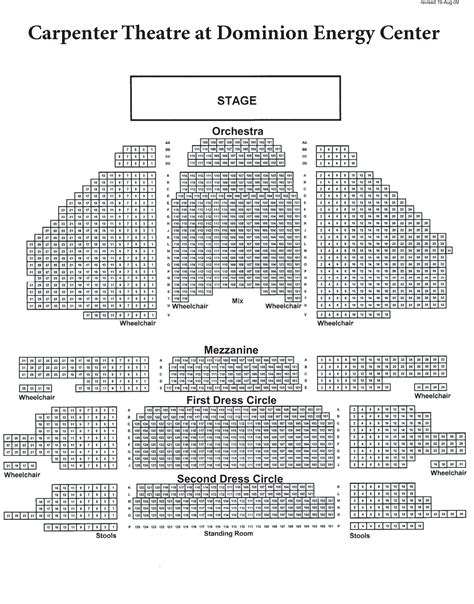 Carpenter Theatre Seating Chart