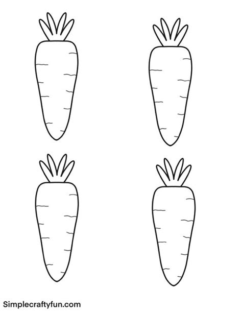 Carrot Template To Print