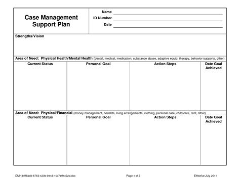 Case Management Template