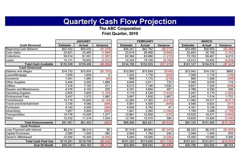 Cash Statement Template