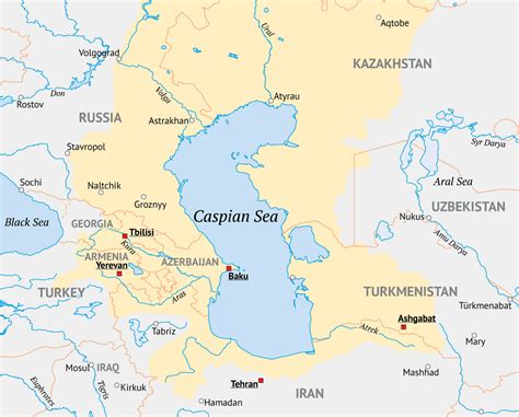 Caspian Sea Brackish Lake