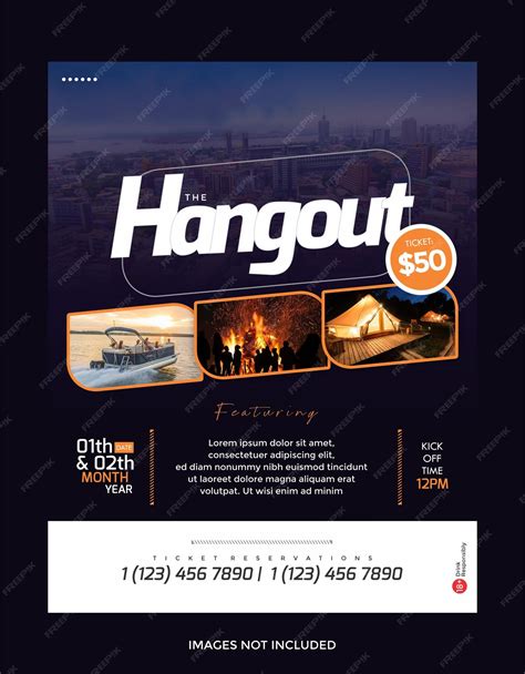 Casual Hangout Invitation Example