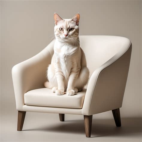 Cat Beige Elegan
