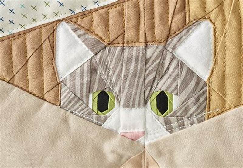 Cat Quilt Block Pattern