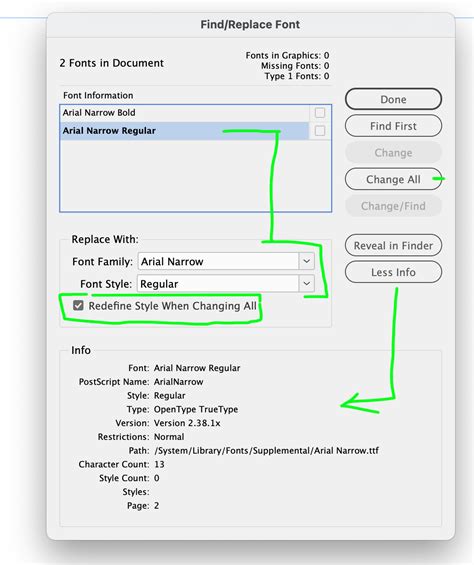 Catalog Definitions That Uses Unavailable Fonts