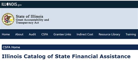 Catalog Of State Financial Assistance Number